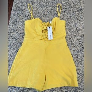 Karina Grimaldi Sunlit Yellow Romper